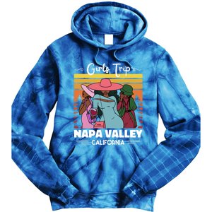 Vacation Napa Valley California Wine Trip Funny Gift Tie Dye Hoodie