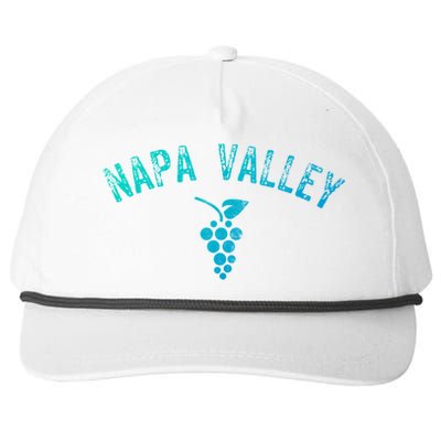 Vintage Napa Valley California Wine Country Meaningful Gift Souvenir Meaningful Snapback Five-Panel Rope Hat