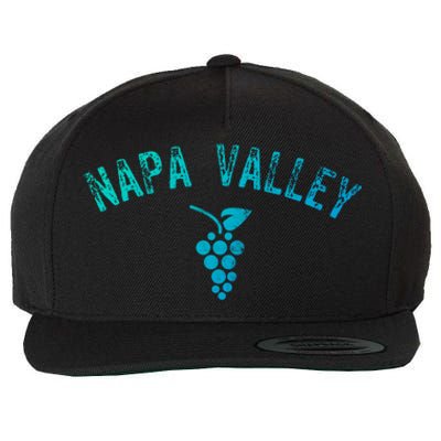 Vintage Napa Valley California Wine Country Meaningful Gift Souvenir Meaningful Wool Snapback Cap