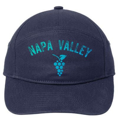 Vintage Napa Valley California Wine Country Meaningful Gift Souvenir Meaningful 7-Panel Snapback Hat