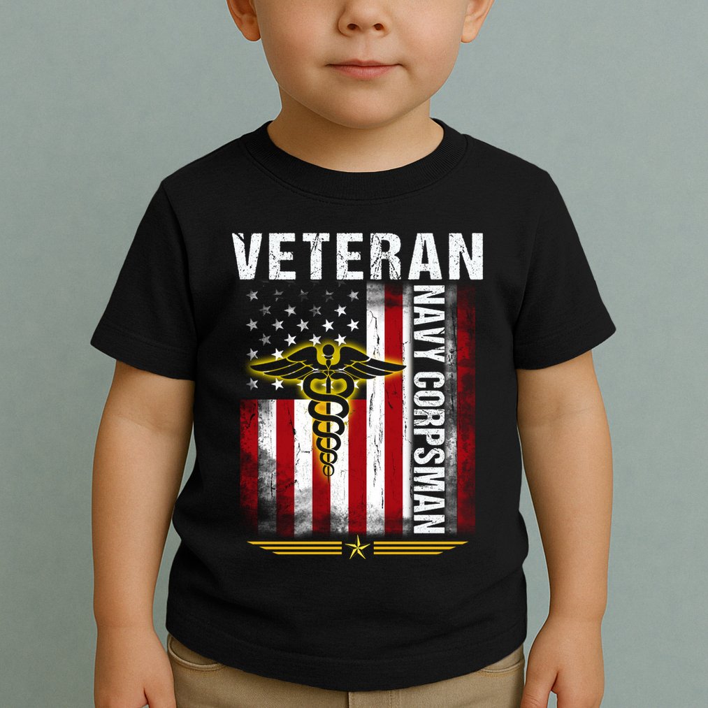 Veteran Na Vy Corpsman Toddler T-Shirt