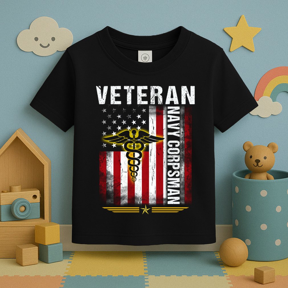 Veteran Na Vy Corpsman Toddler T-Shirt