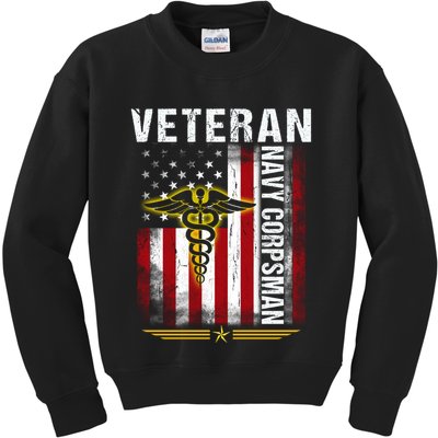 Veteran Na Vy Corpsman Kids Sweatshirt
