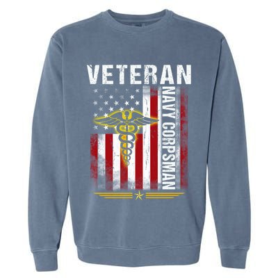 Veteran Na Vy Corpsman Garment-Dyed Sweatshirt