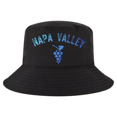 Vintage Napa Valley California Wine Country Meaningful Gift Souvenir Meaningful Cool Comfort Performance Bucket Hat