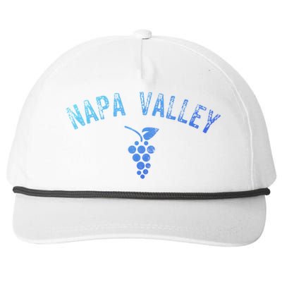 Vintage Napa Valley California Wine Country Meaningful Gift Souvenir Meaningful Snapback Five-Panel Rope Hat