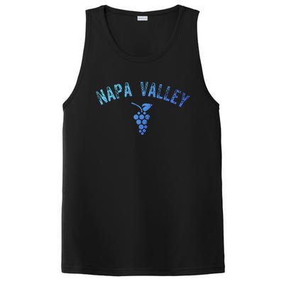 Vintage Napa Valley California Wine Country Meaningful Gift Souvenir Meaningful PosiCharge Competitor Tank