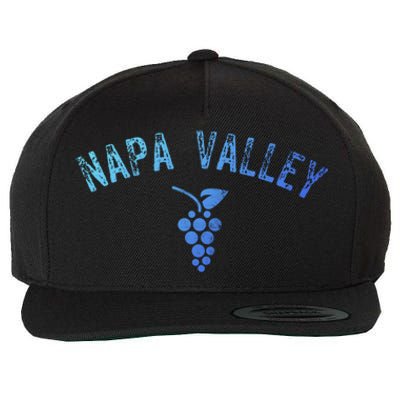 Vintage Napa Valley California Wine Country Meaningful Gift Souvenir Meaningful Wool Snapback Cap