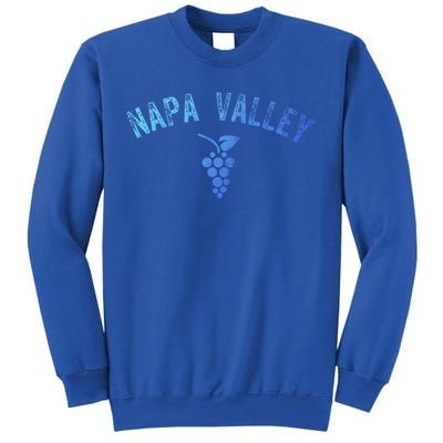 Vintage Napa Valley California Wine Country Meaningful Gift Souvenir Meaningful Sweatshirt