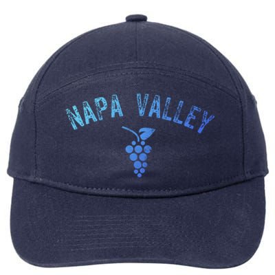 Vintage Napa Valley California Wine Country Meaningful Gift Souvenir Meaningful 7-Panel Snapback Hat