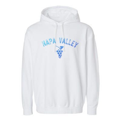 Vintage Napa Valley California Wine Country Meaningful Gift Souvenir Meaningful Garment-Dyed Fleece Hoodie