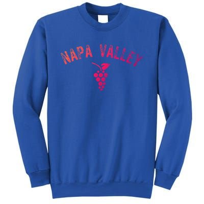 Vintage Napa Valley California Wine Country Meaningful Gift Souvenir Meaningful Sweatshirt