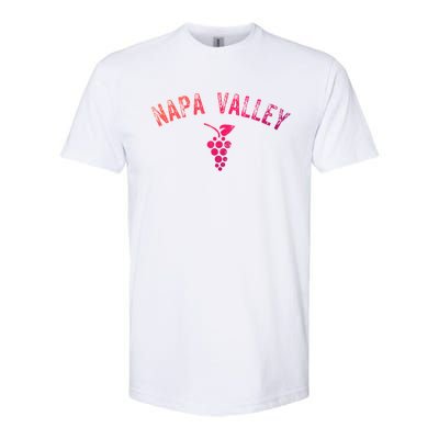 Vintage Napa Valley California Wine Country Meaningful Gift Souvenir Meaningful Softstyle CVC T-Shirt