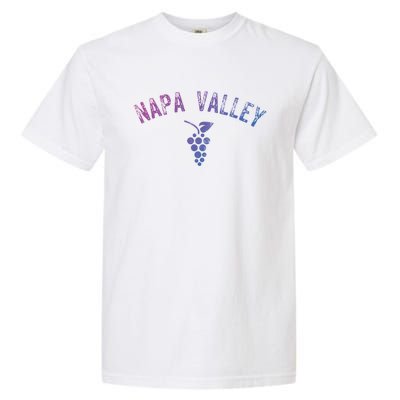 Vintage Napa Valley California Wine Country Gift Souvenir Gift Garment-Dyed Heavyweight T-Shirt