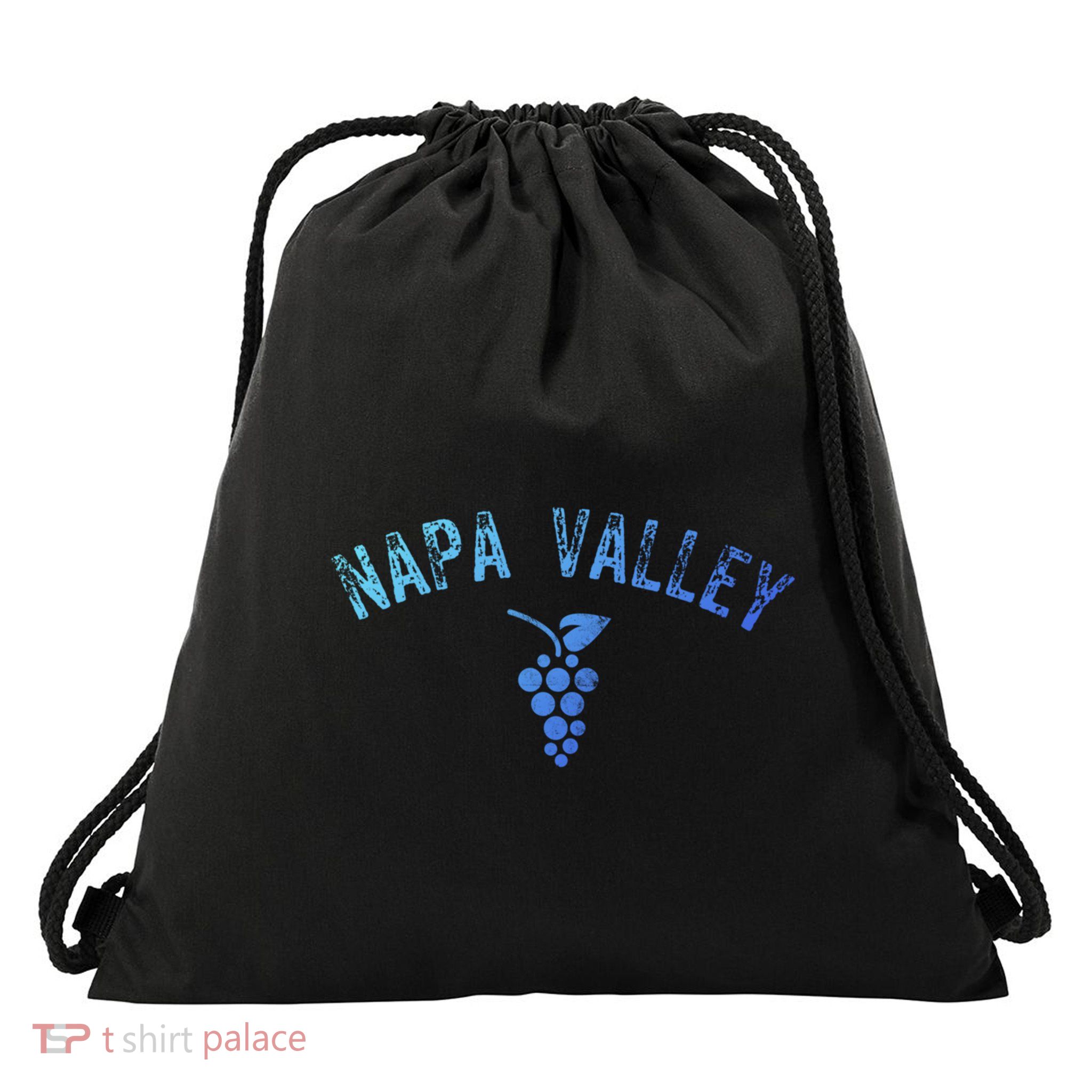 Vintage Napa Valley California Wine Country Gift Souvenir Gift Drawstring Bag