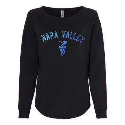 Vintage Napa Valley California Wine Country Gift Souvenir Gift Womens California Wash Sweatshirt