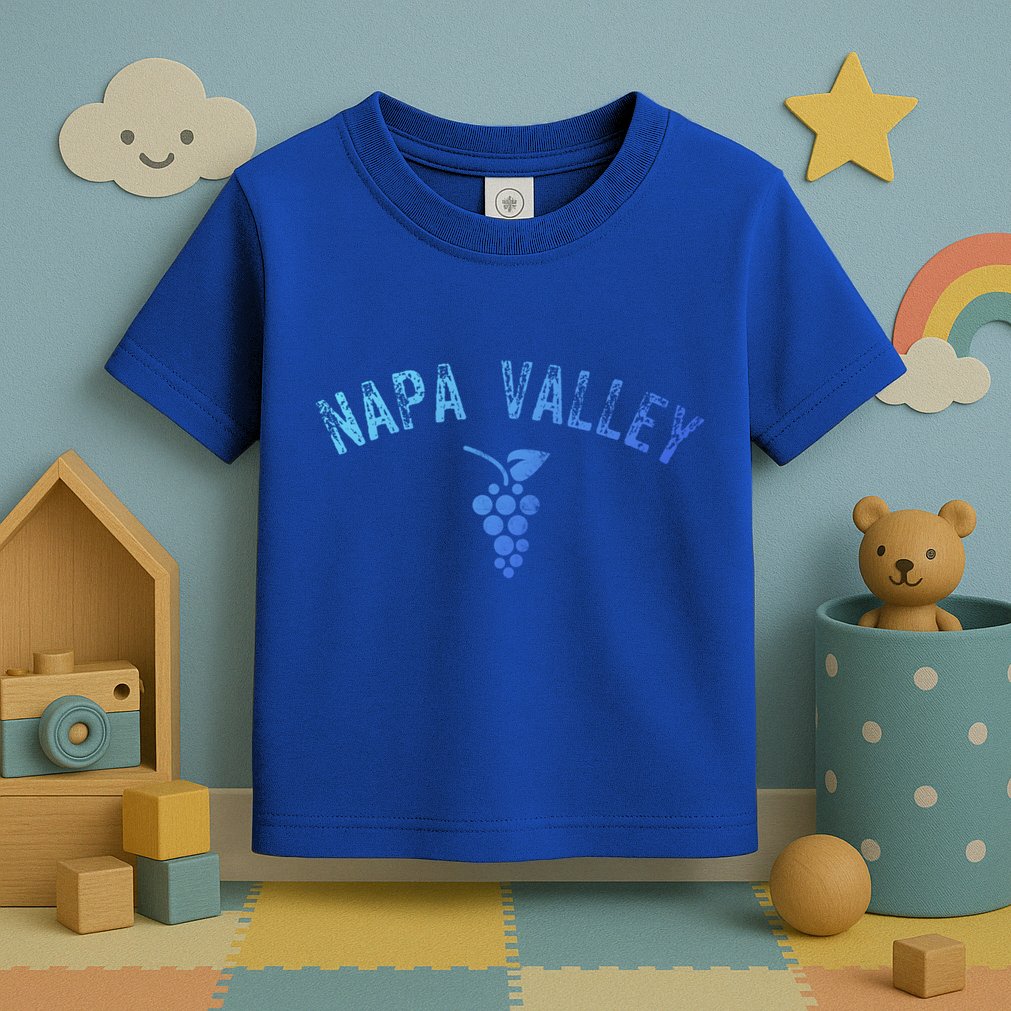 Vintage Napa Valley California Wine Country Gift Souvenir Gift Toddler T-Shirt