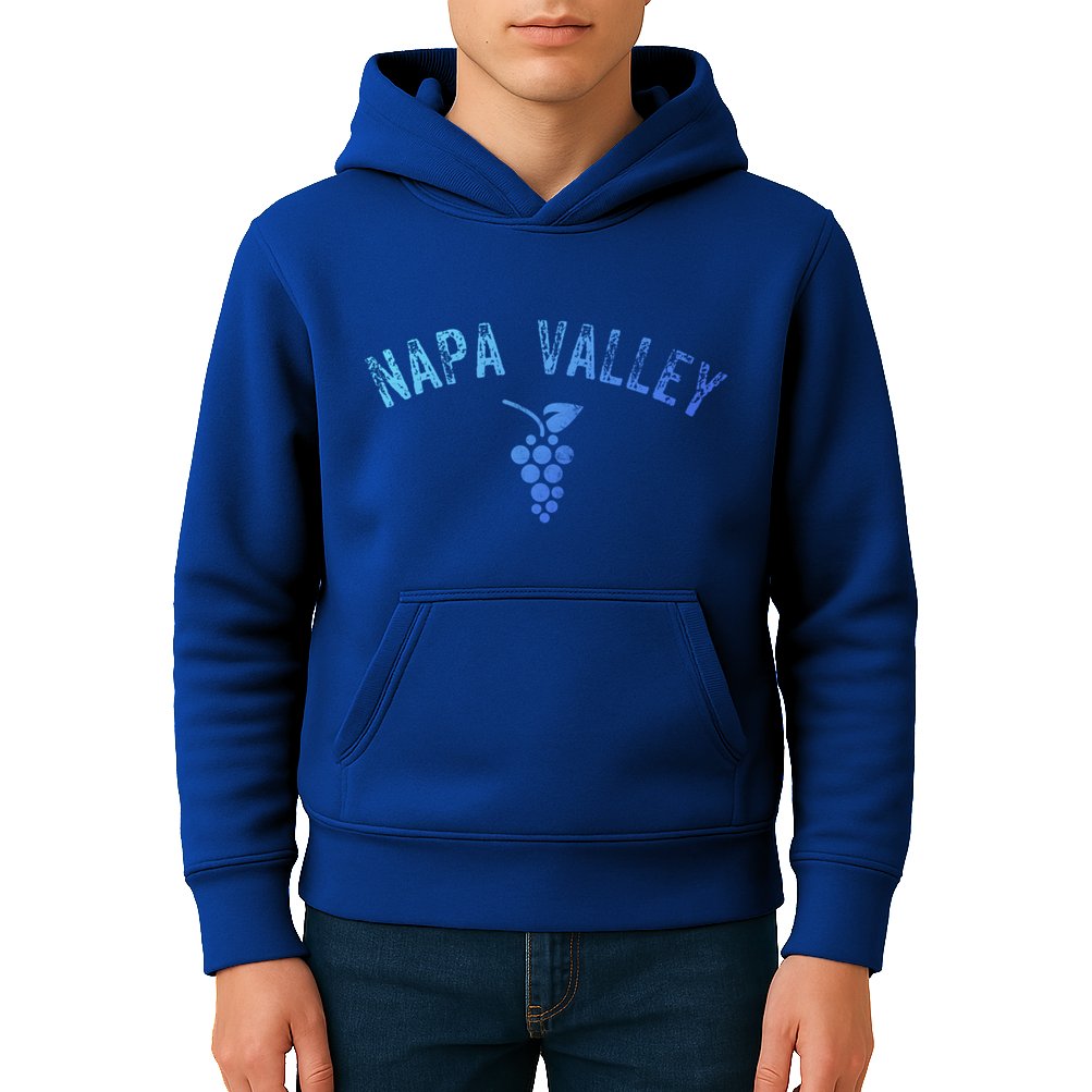 Vintage Napa Valley California Wine Country Gift Souvenir Gift Kids Hoodie