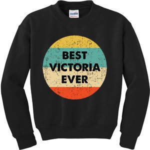 Victoria Name Kids Sweatshirt