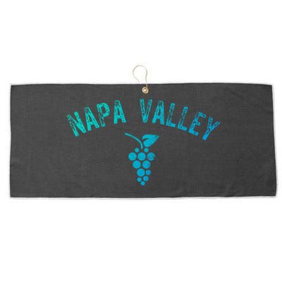 Vintage Napa Valley California Wine Country Gift Souvenir Gift Large Microfiber Waffle Golf Towel