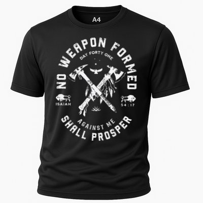 Vintage No Weapon Formed Against Me Shall Prosper Christian Performance Shirt