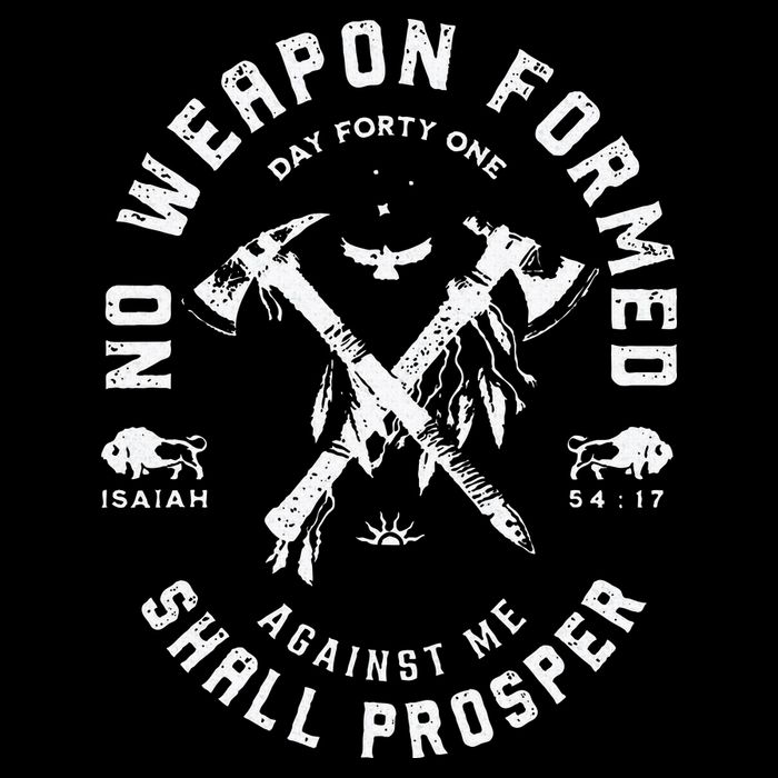 Vintage No Weapon Formed Against Me Shall Prosper Christian Button