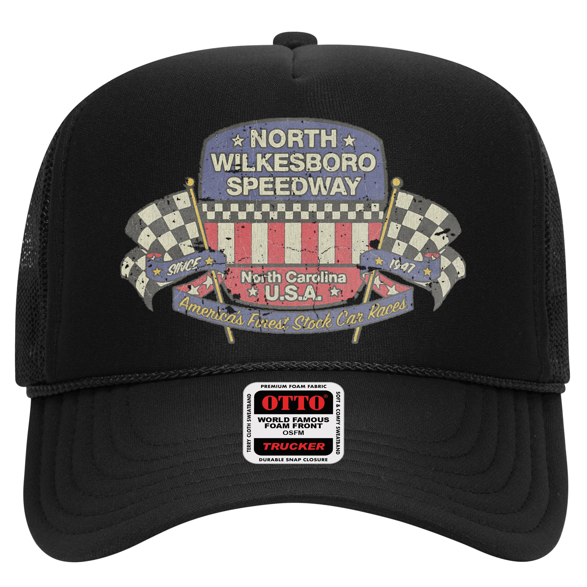 Vintage North Wilkesboro Speedway USA 1947 Car Racing Gift Hat