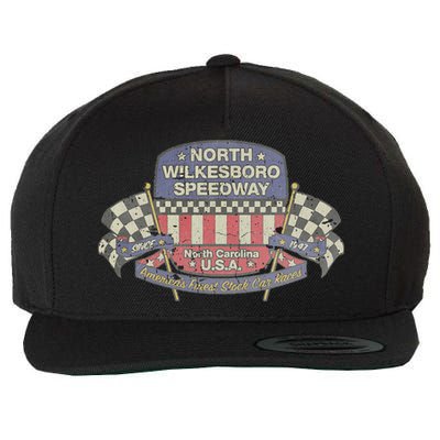 Vintage North Wilkesboro Speedway USA 1947 Car Racing Gift Wool Snapback Cap