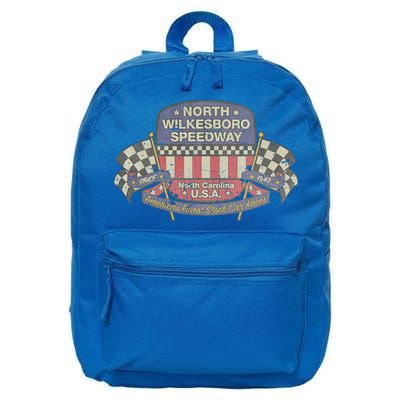 Vintage North Wilkesboro Speedway USA 1947 Car Racing Gift 16 in Basic Backpack