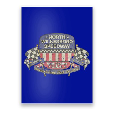 Vintage North Wilkesboro Speedway USA 1947 Car Racing Gift Poster