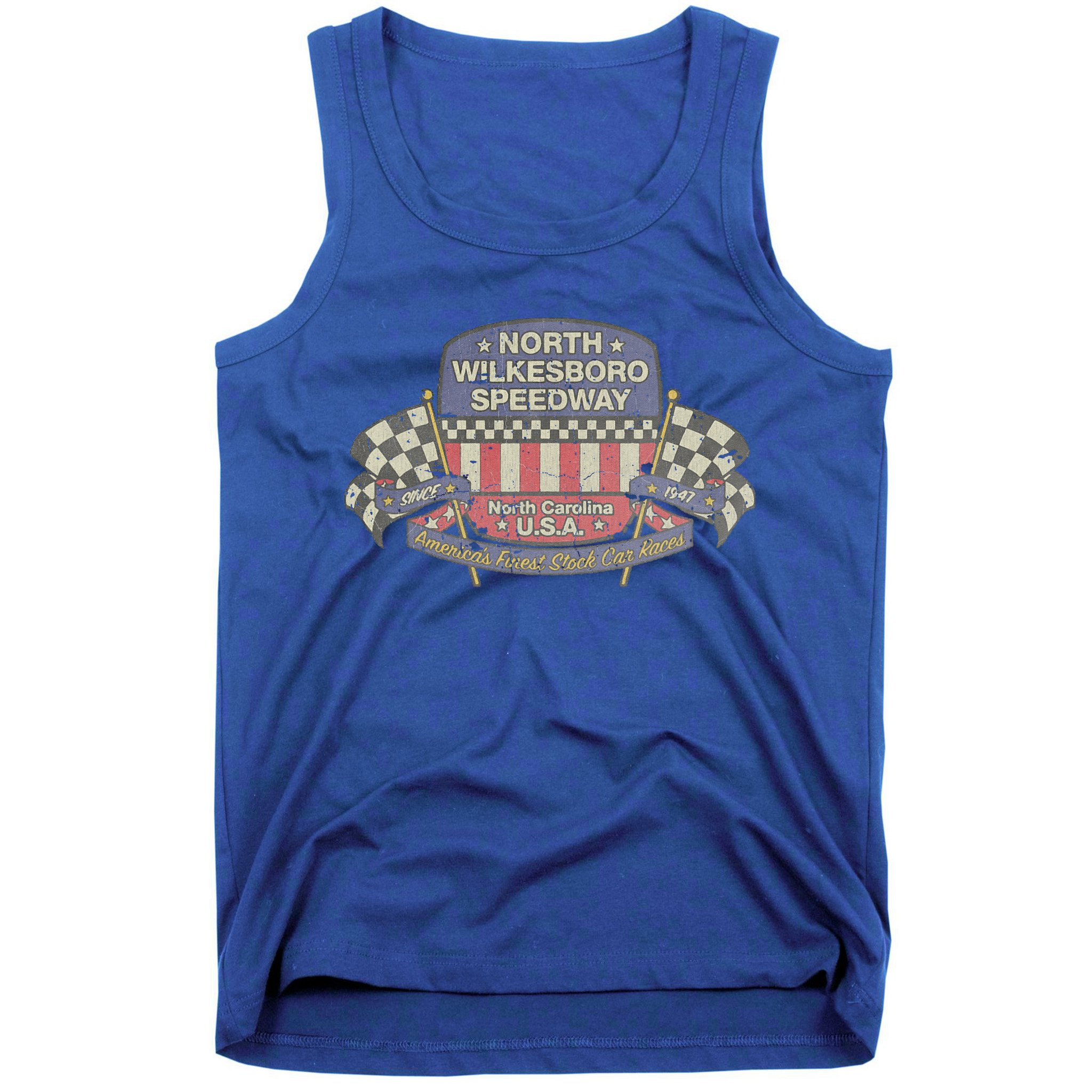 Vintage North Wilkesboro Speedway USA 1947 Car Racing Gift Tank Top