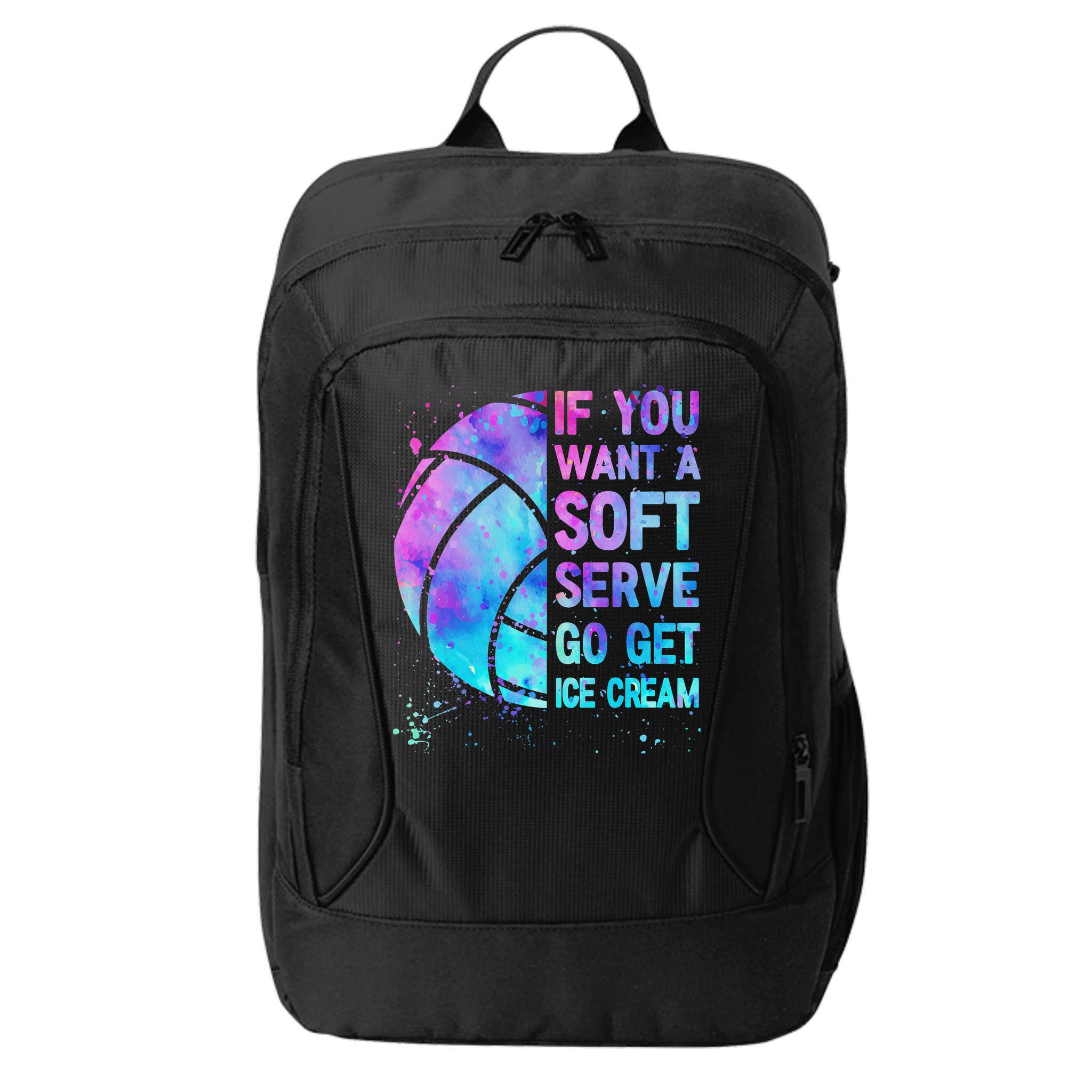 Volleyball N Women If You Want A Soft Serve City Backpack