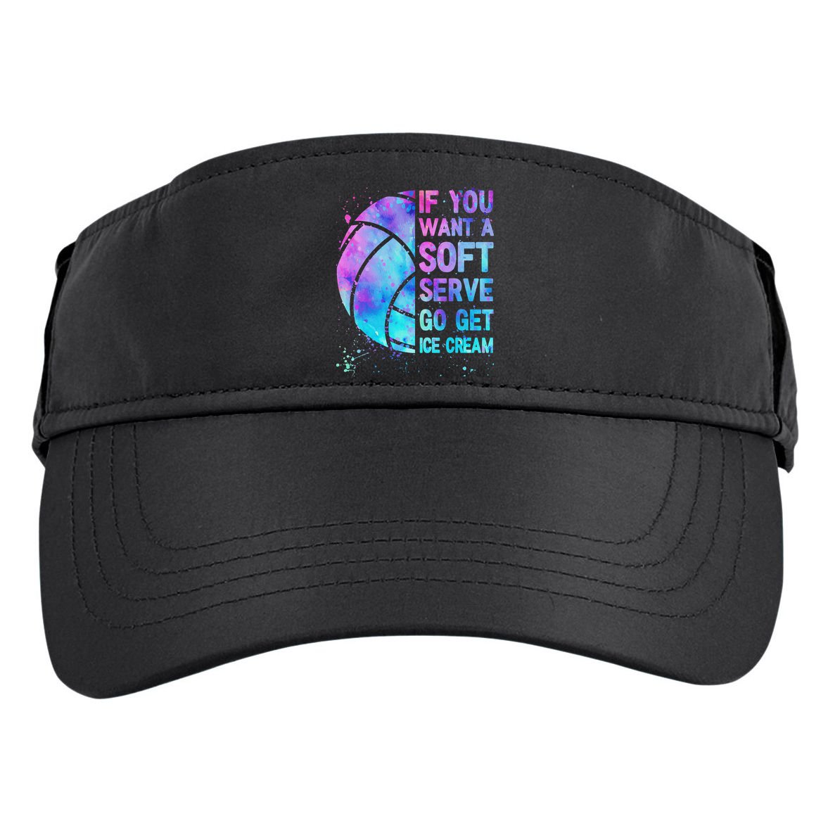 Volleyball N Women If You Want A Soft Serve Adult Drive Performance Visor