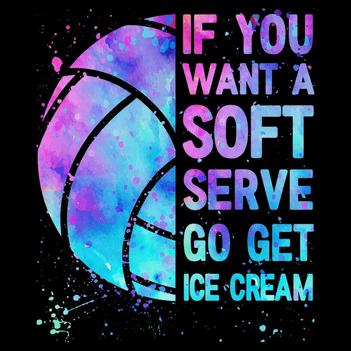 Volleyball N Women If You Want A Soft Serve Drawstring Bag