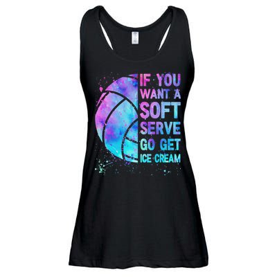 Volleyball N Women If You Want A Soft Serve Ladies Essential Flowy Tank