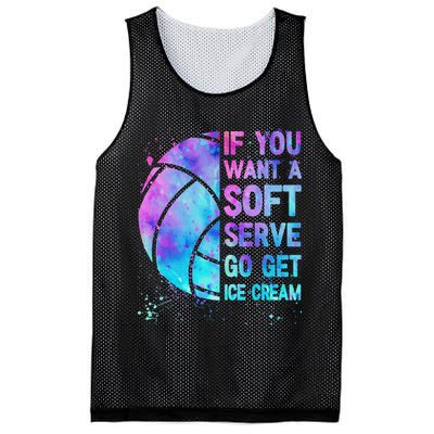Volleyball N Women If You Want A Soft Serve Mesh Reversible Basketball Jersey Tank
