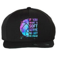 Volleyball N Women If You Want A Soft Serve Wool Snapback Cap