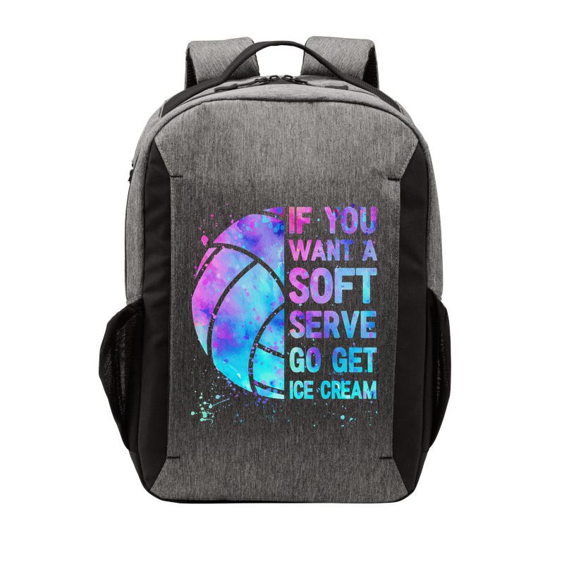 Volleyball N Women If You Want A Soft Serve Vector Backpack