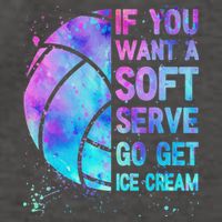 Volleyball N Women If You Want A Soft Serve Vector Backpack