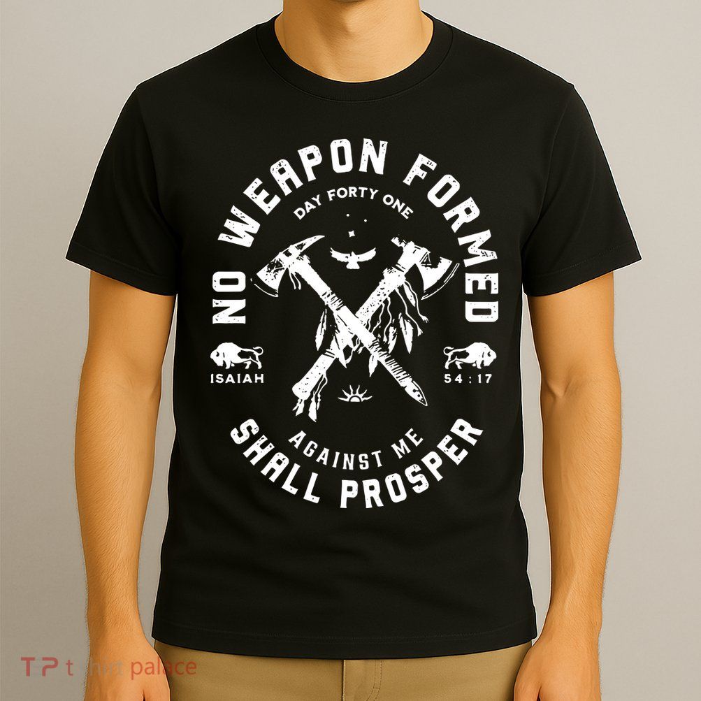 Vintage No Weapon Formed Against Me Shall Prosper Christian T-Shirt