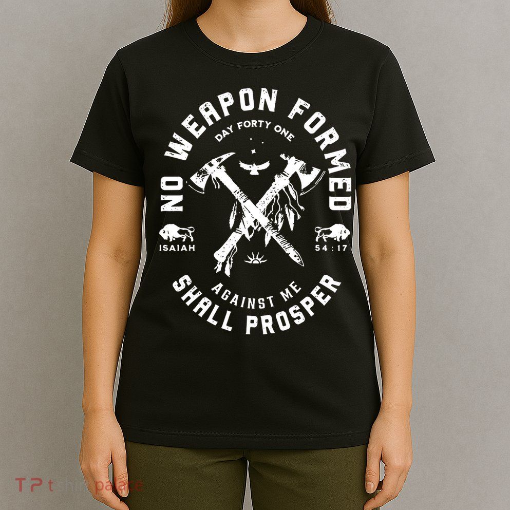 Vintage No Weapon Formed Against Me Shall Prosper Christian T-Shirt