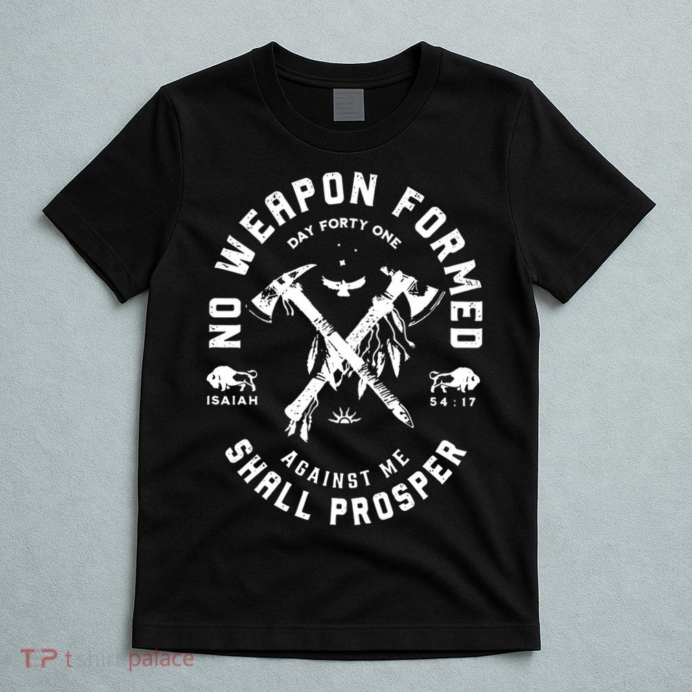 Vintage No Weapon Formed Against Me Shall Prosper Christian T-Shirt