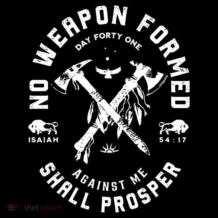 Vintage No Weapon Formed Against Me Shall Prosper Christian Button