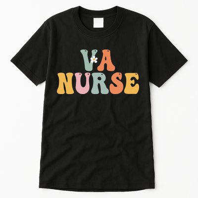 VA Nurse Week Groovy Appreciation Day For Work Tall T-Shirt