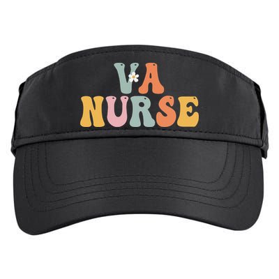 VA Nurse Week Groovy Appreciation Day For Work Adult Drive Performance Visor