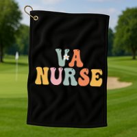 VA Nurse Week Groovy Appreciation Day For Work Golf Towel