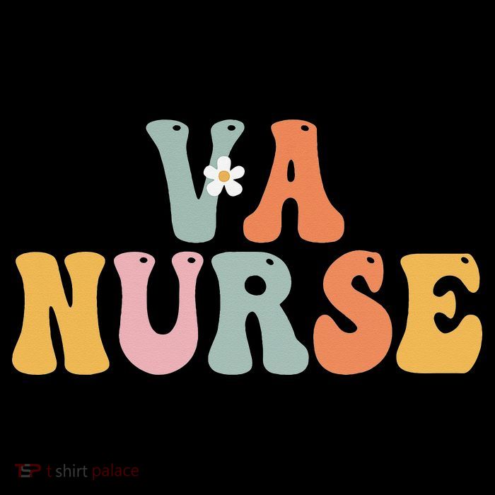 VA Nurse Week Groovy Appreciation Day For Work Womens T-Shirt