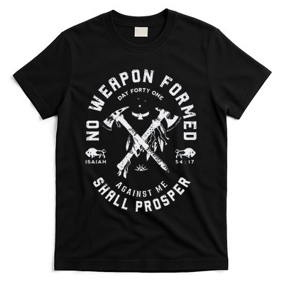 Vintage No Weapon Formed Against Me Shall Prosper Christian T-Shirt