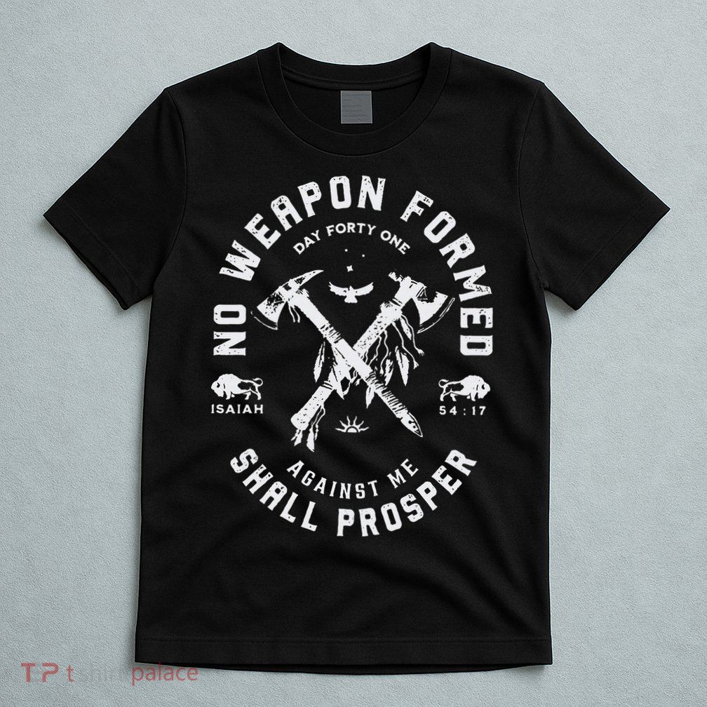 Vintage No Weapon Formed Against Me Shall Prosper Christian T-Shirt