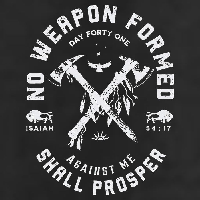 Vintage No Weapon Formed Against Me Shall Prosper Christian Golf Towel